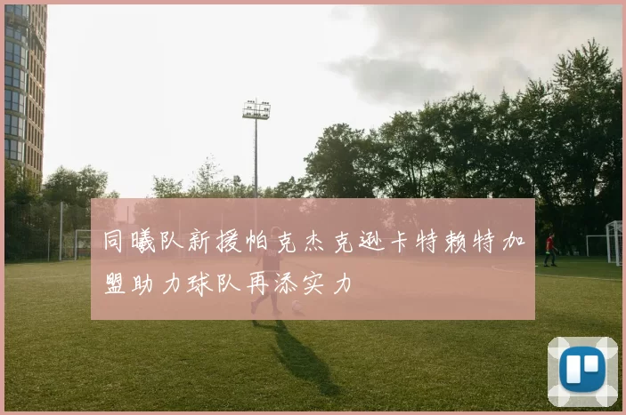 同曦队新援帕克杰克逊卡特赖特加盟助力球队再添实力